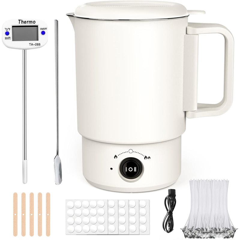 Candle Making Pot - Kit de olla eléctrica para derretir