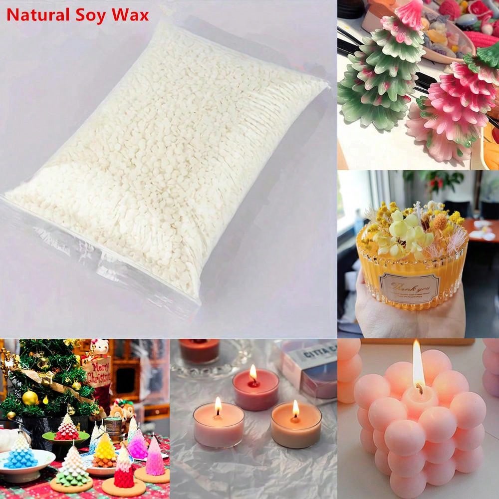 Candle Making Material - Cera de soja pura de 100G/500g/200g,