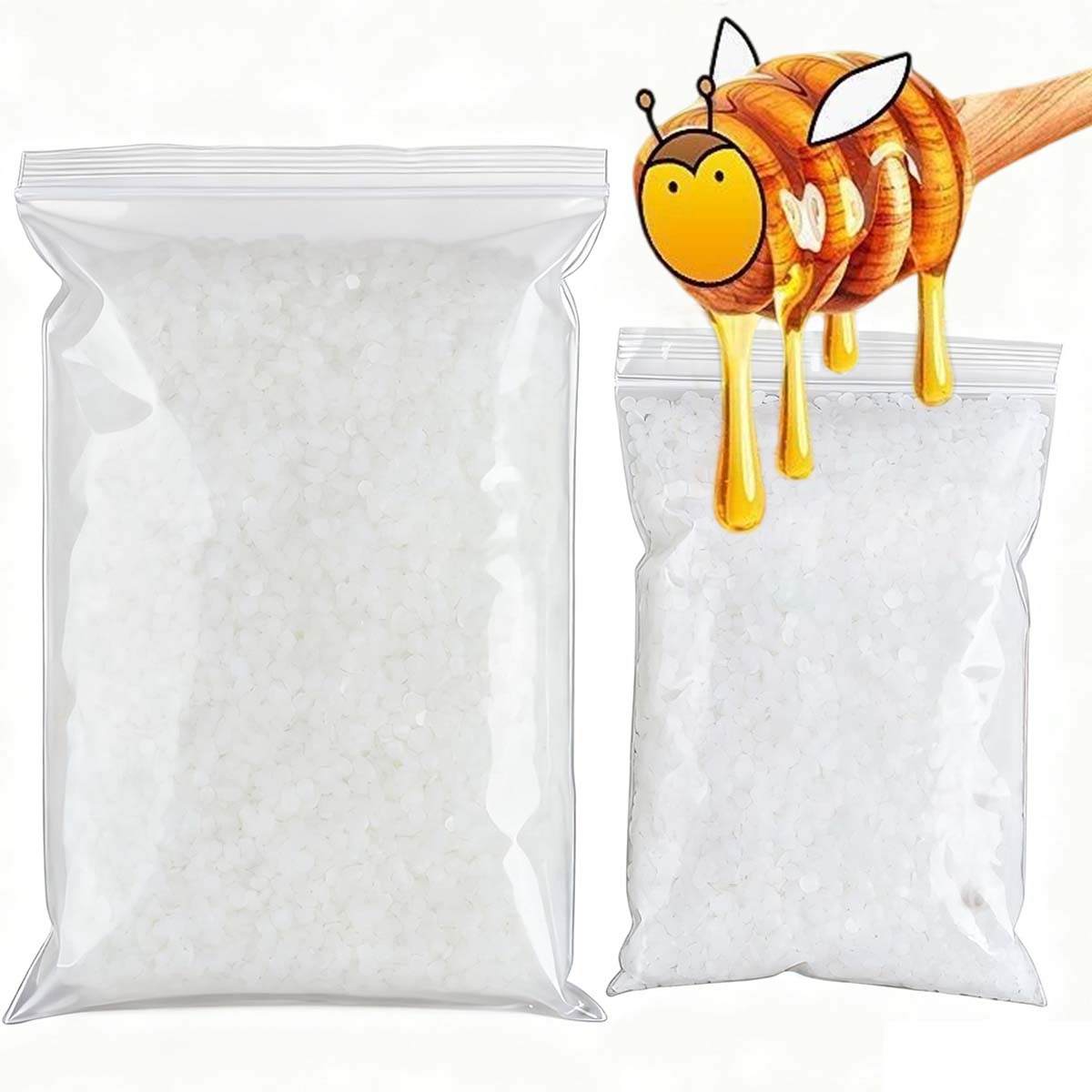 Candle Making Material - Cera de abejas blanca de 200g-1000g,