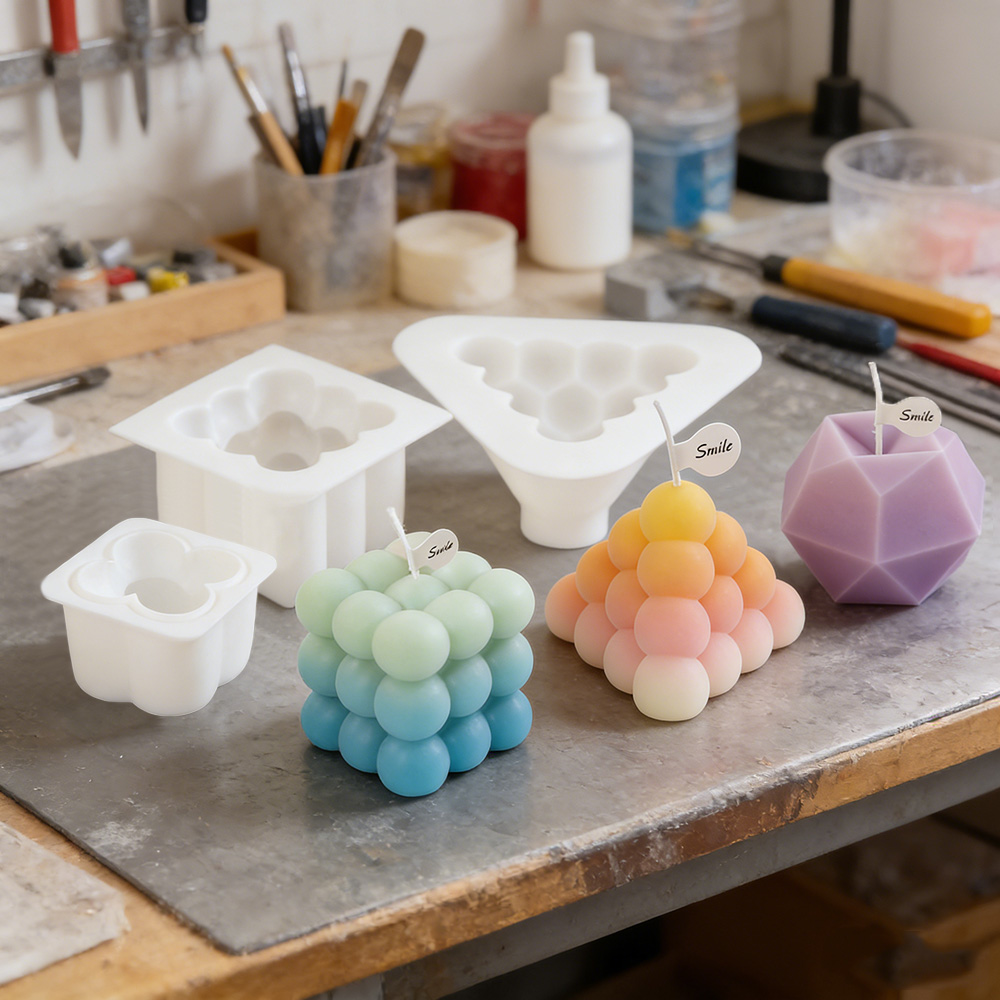 Candle Making Workshop - Juego de Moldes de Silicona para