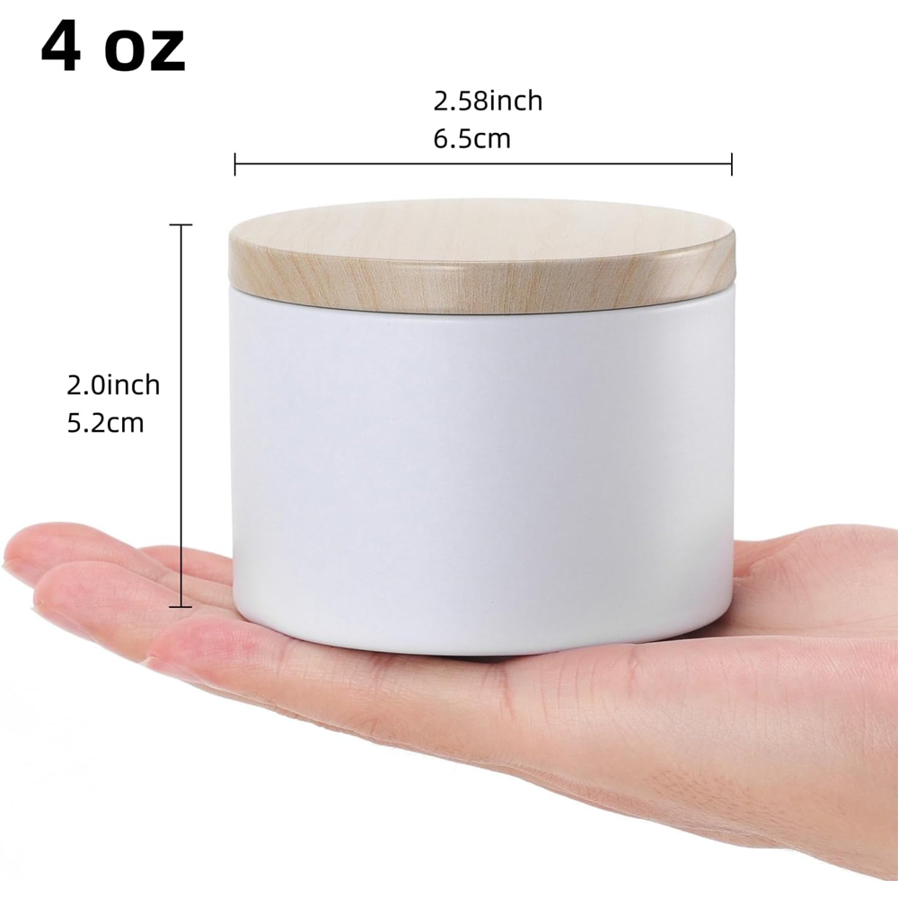 Latas blancas para velas con t - Candle Making Homewood reseña y precio