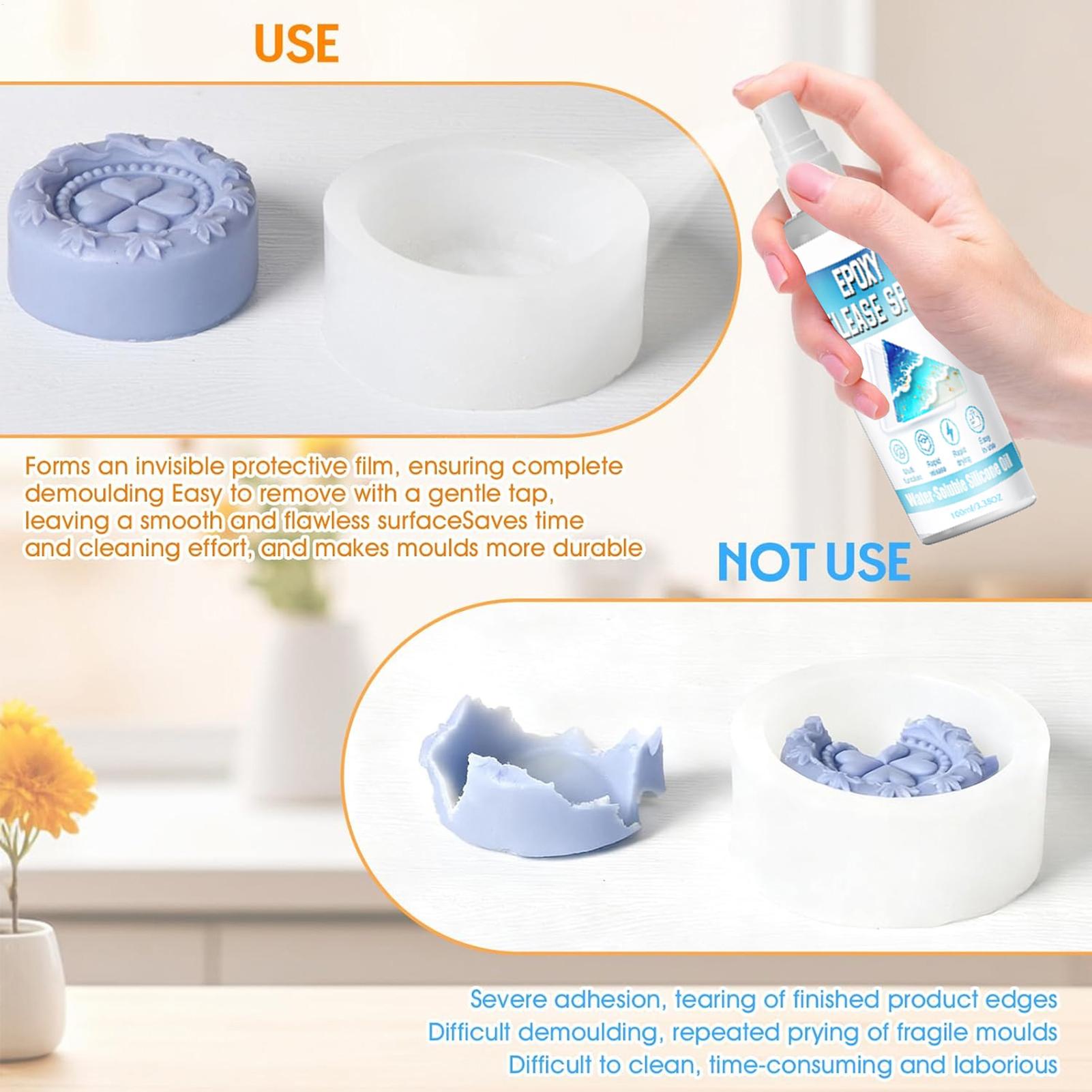 Spray Desmoldante de Silicona, - Candle Making Workshop reseña y precio