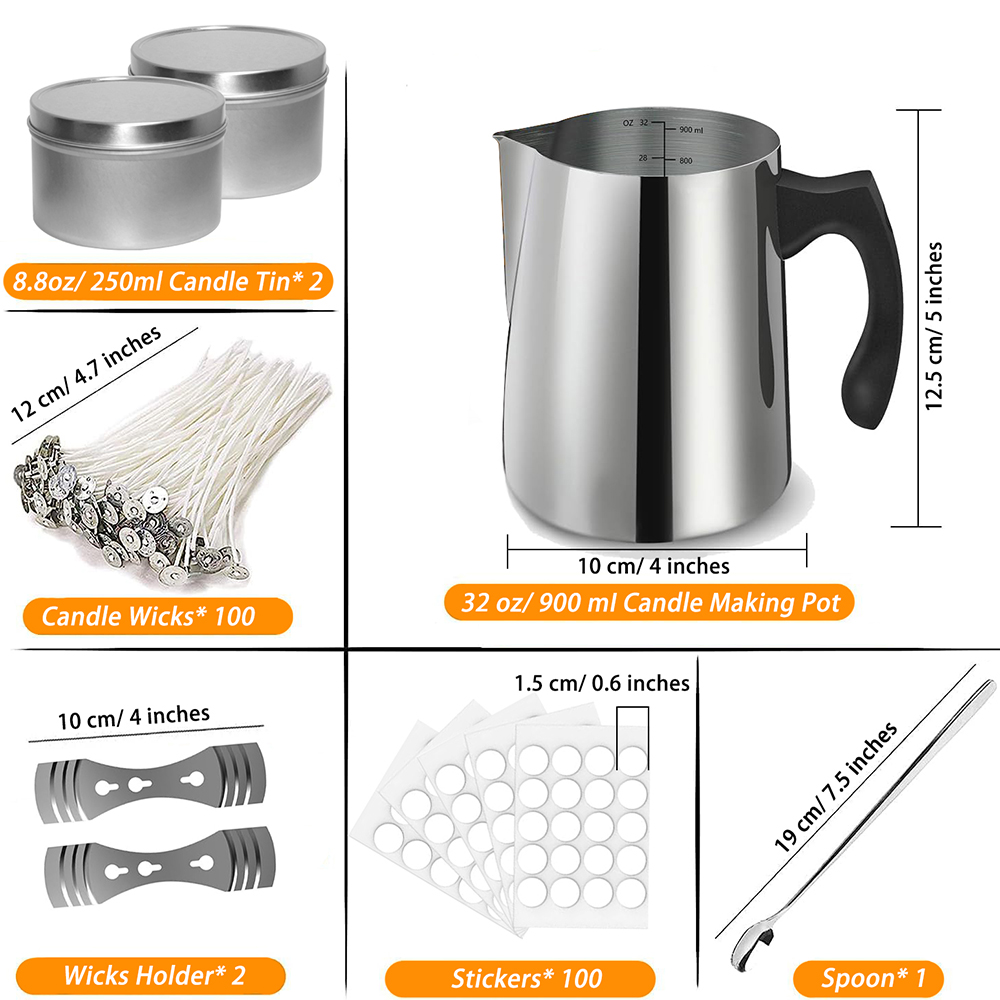 Kit de inicio para hacer velas - Candle Making Pot reseña y precio