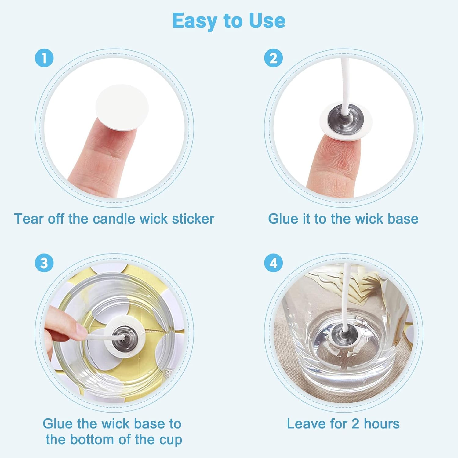 400 uds/100 Uds pegatinas de m - Candle Making Workshop reseña y precio