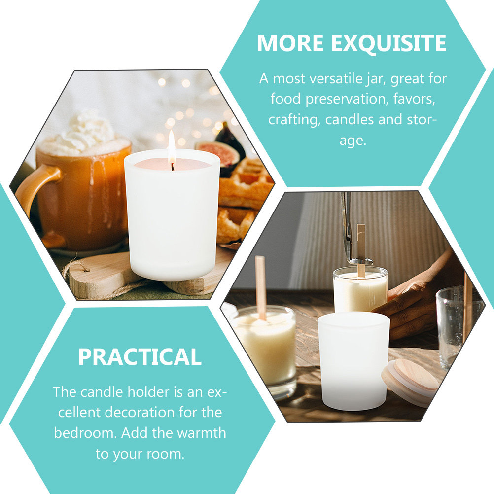 Frascos de vidrio vacíos, reci - Candle Making Homewood reseña y precio