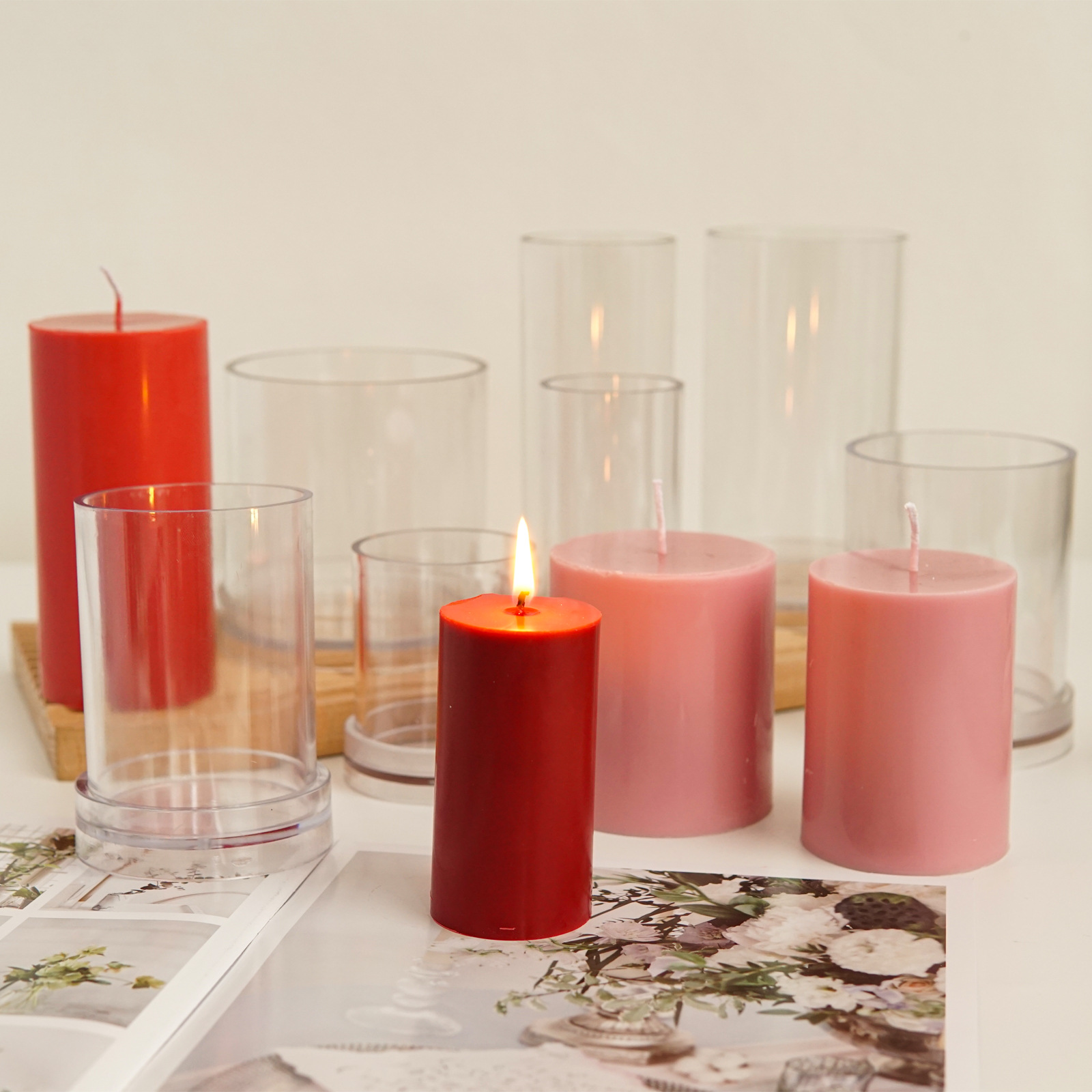 Varios moldes cilíndricos 3D p - Candle Making Workshop reseña y precio