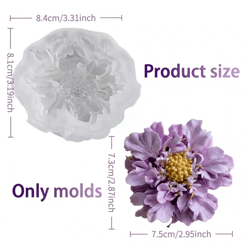 1 molde de silicona para flore - Candle Making Pot reseña y precio