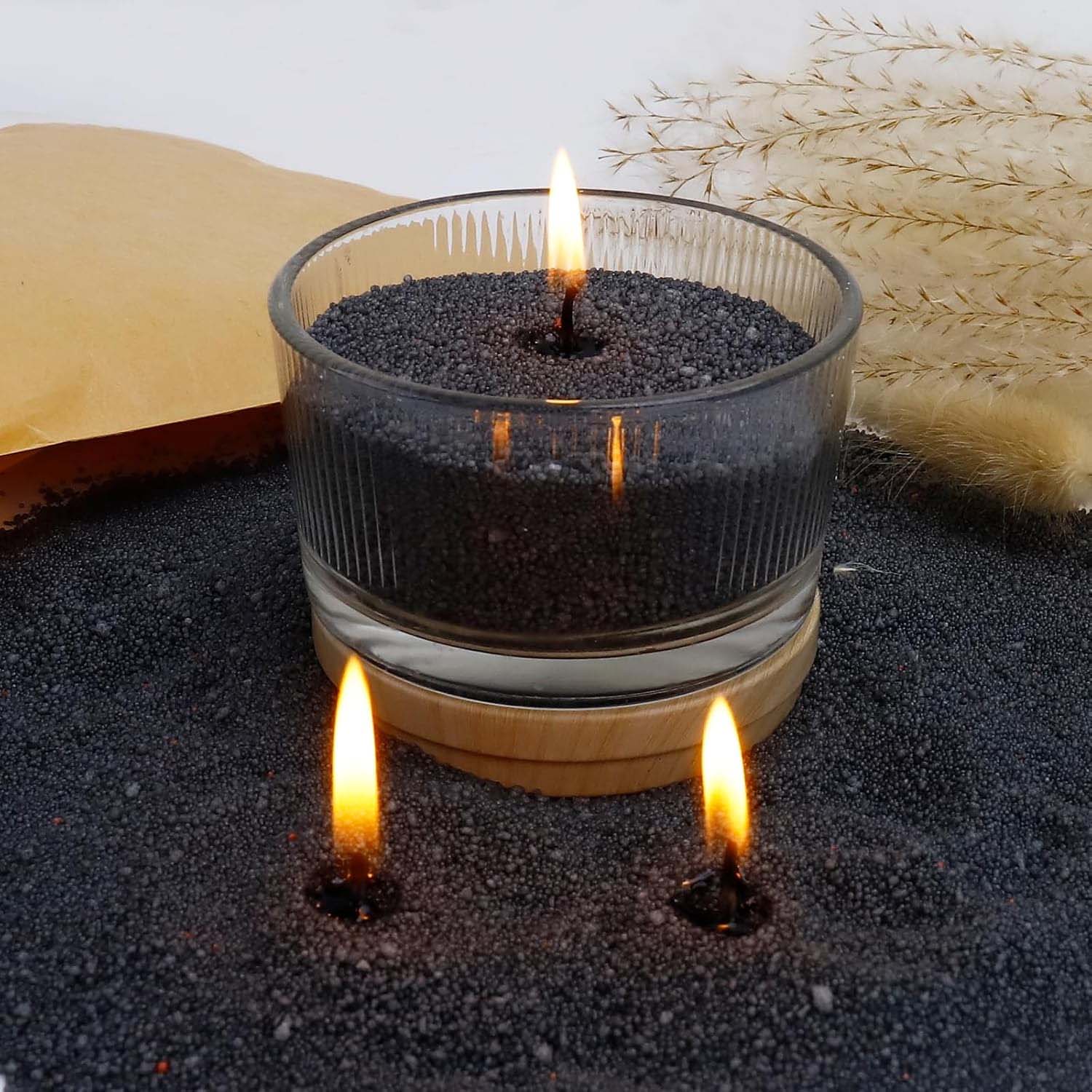 Arena Negra para Velas con Mec - Candle Making Material reseña y precio