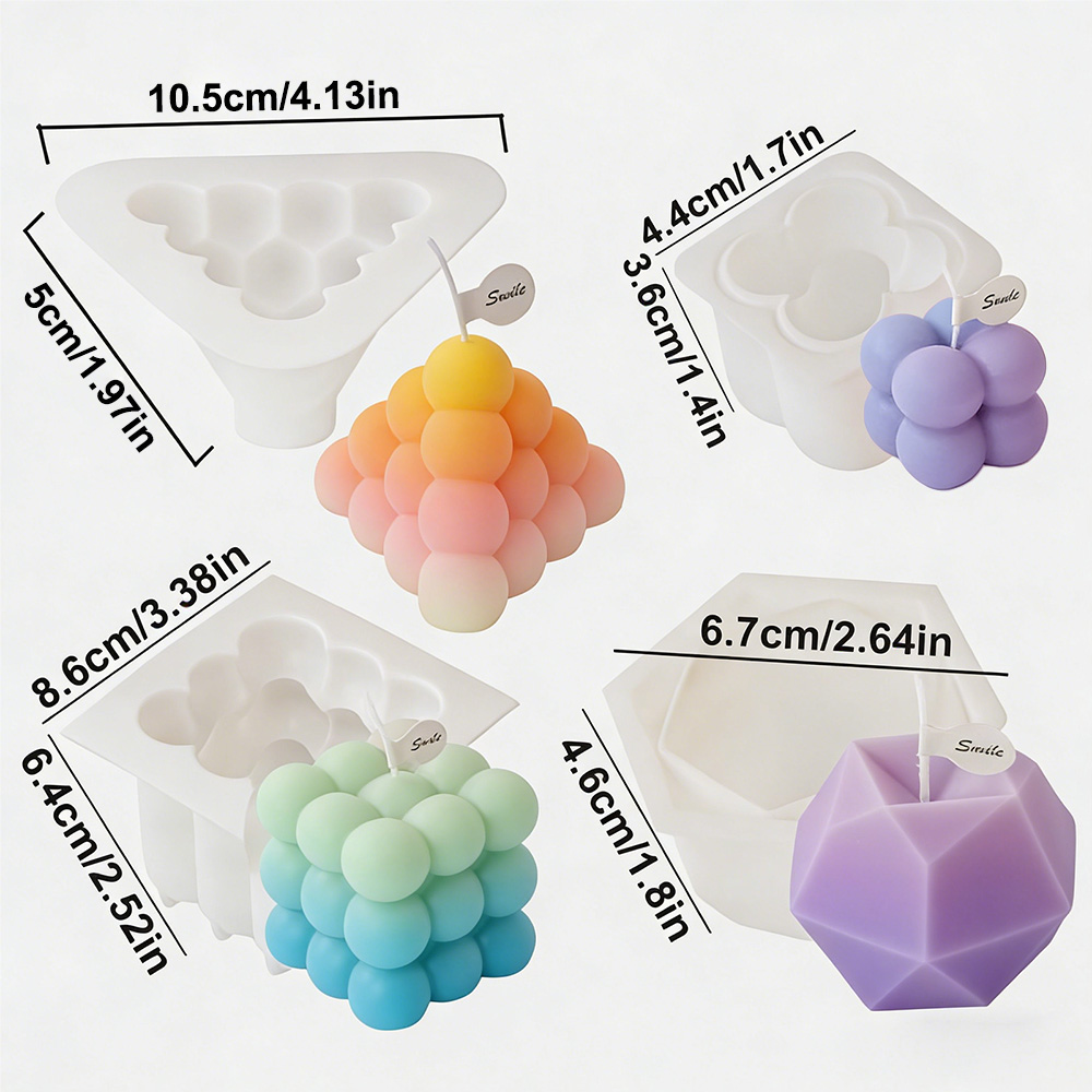 Juego de Moldes de Silicona pa - Candle Making Workshop reseña y precio
